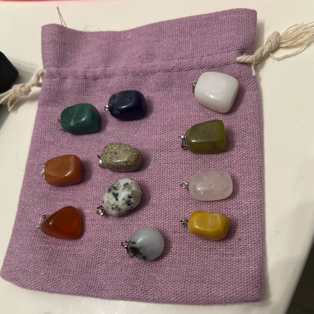 Chakra Natural stones new in pouch
